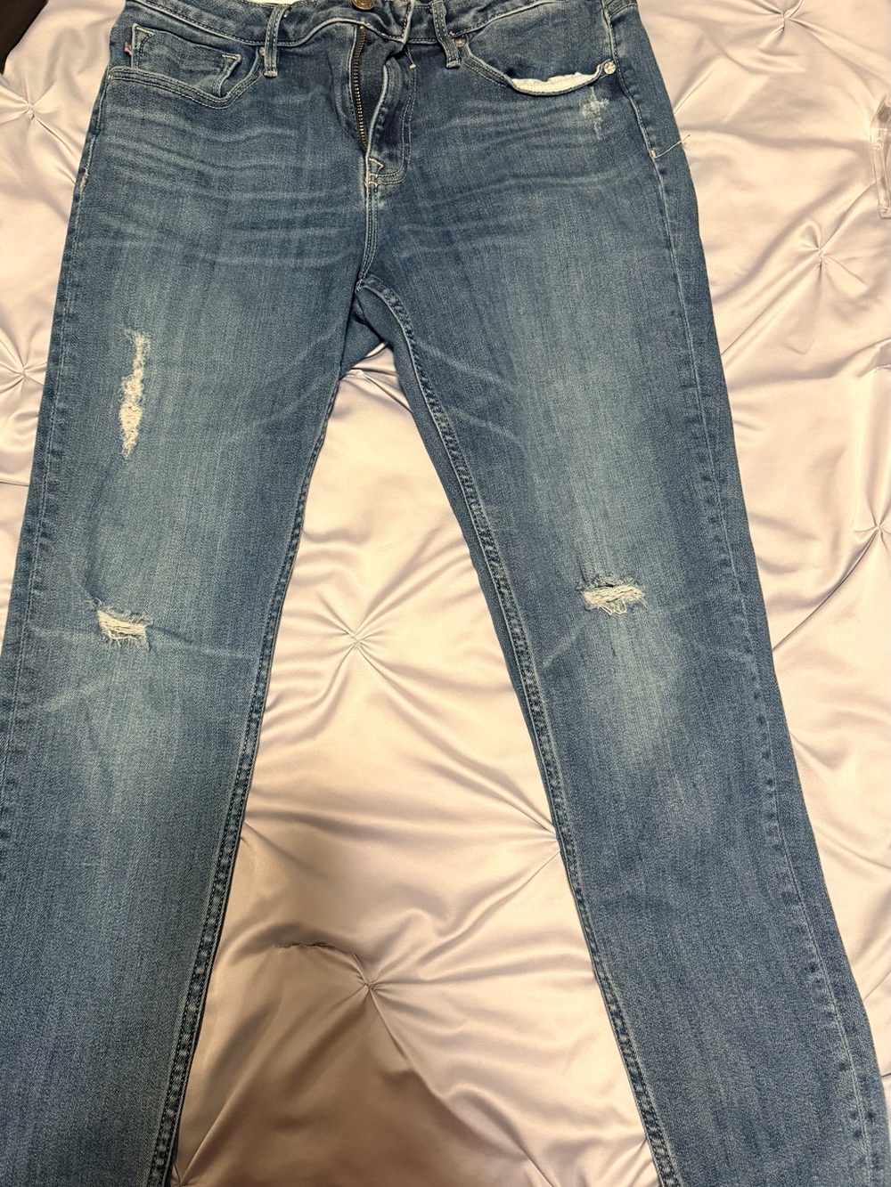 Vigoss Skinny Jeans - Medium Blue Wash - Picture 2 of 4